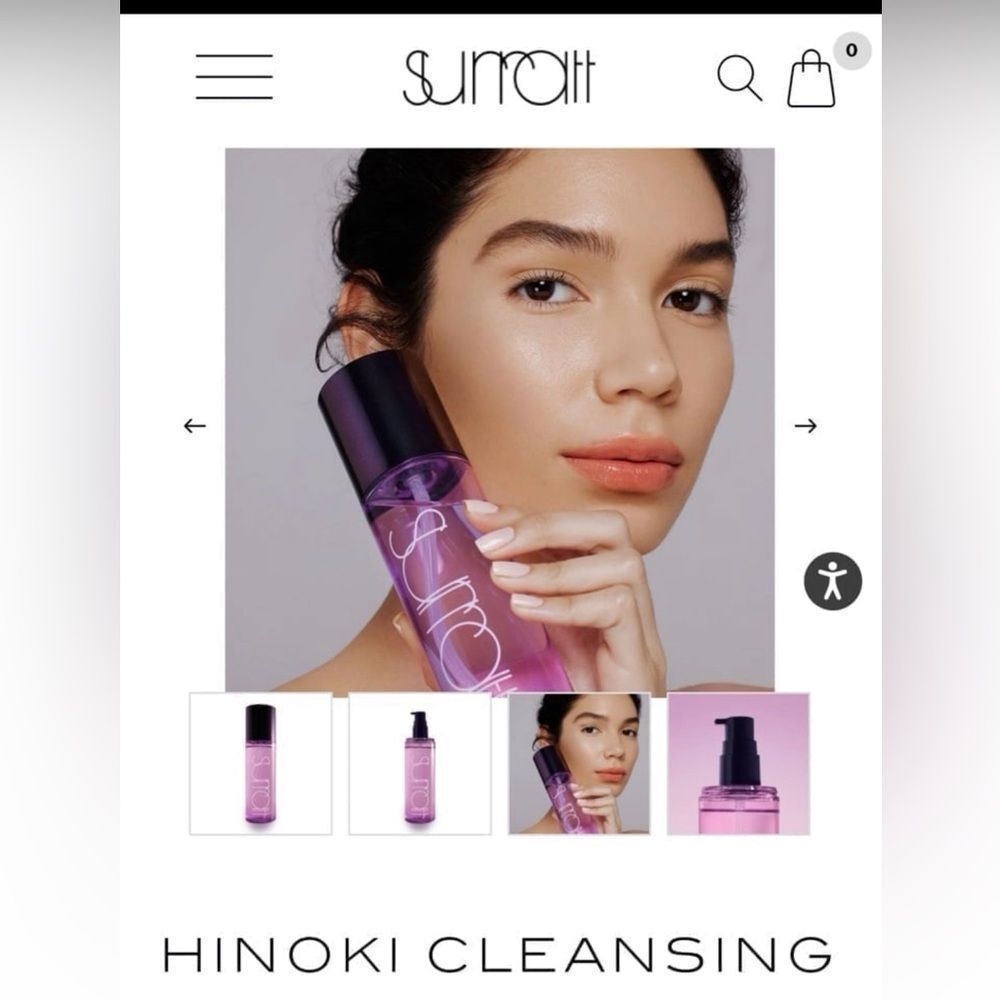BNIB Surratt Beauty facial HINOKI CLEANSING OIL MSRP $90